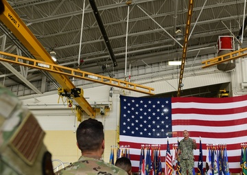 Adm. Charles Richard, U.S. Strategic Command commander Vists Minot Air Force Base