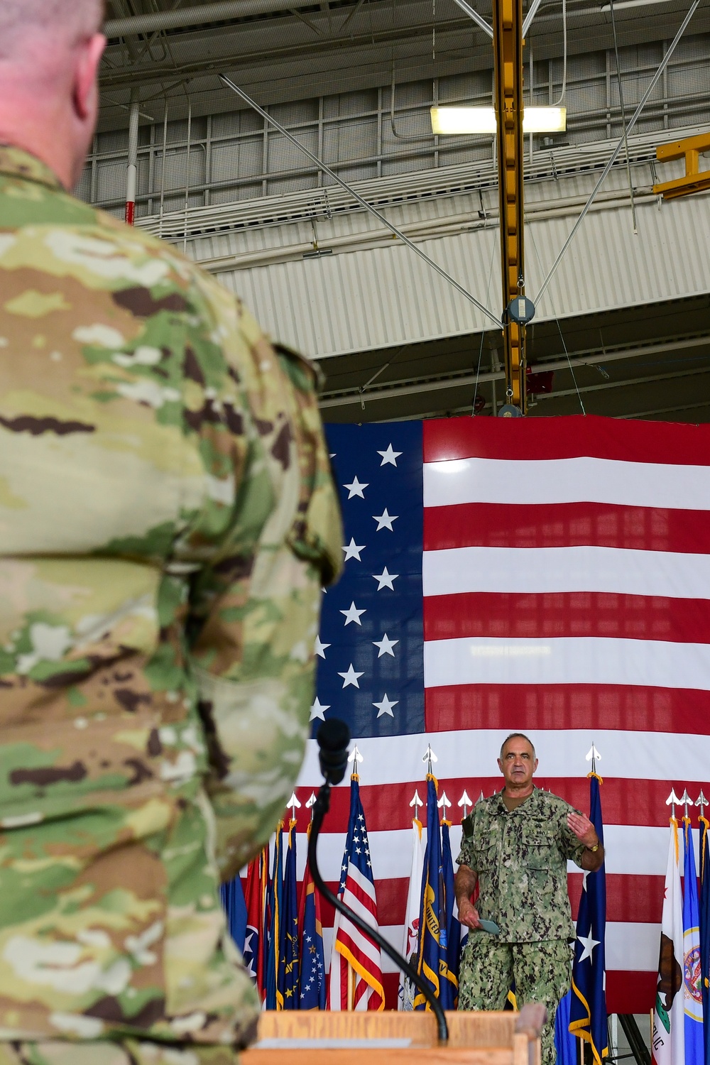 Adm. Charles Richard, U.S. Strategic Command commander Vists Minot Air Force Base