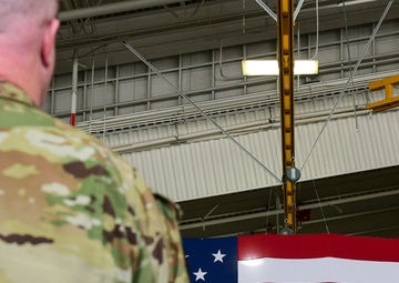 Adm. Charles Richard, U.S. Strategic Command commander Vists Minot Air Force Base