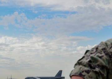 Adm. Charles Richard, United States Strategic Command commander, visits Minot Air Force Base,