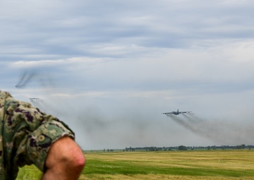 Adm. Charles Richard, United States Strategic Command commander, visits Minot Air Force Base,