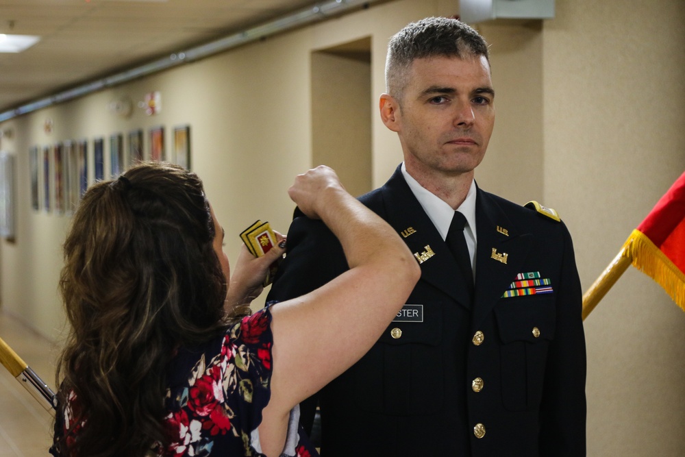 Captain Webster Promoted to Major