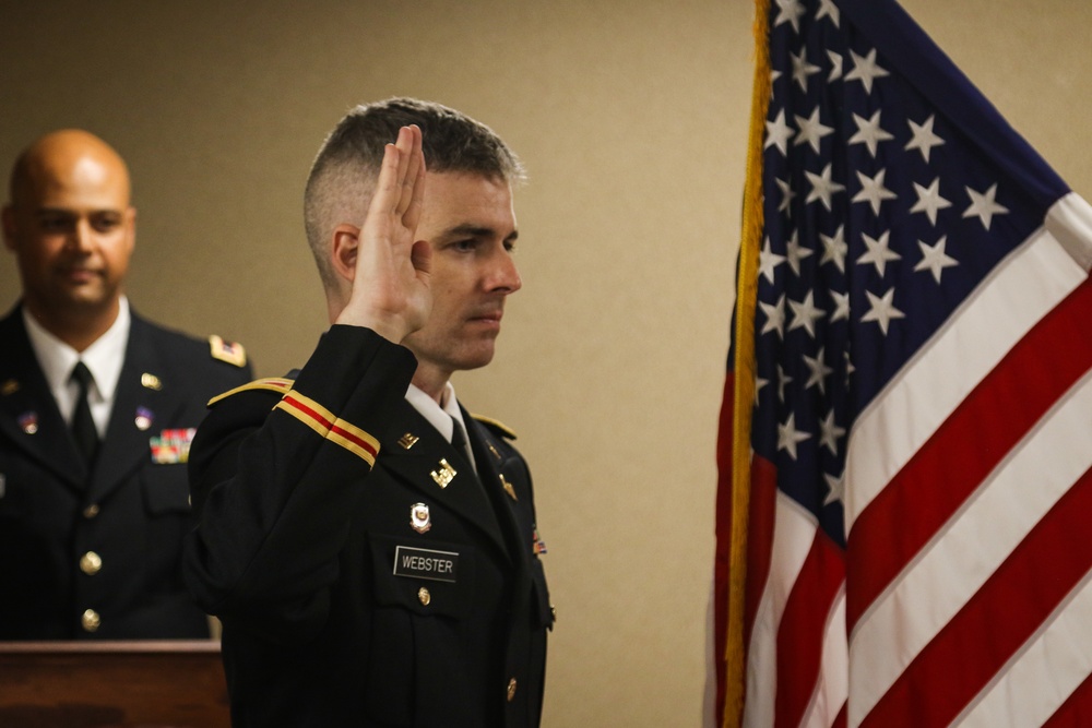 Captain Webster Promoted to Major