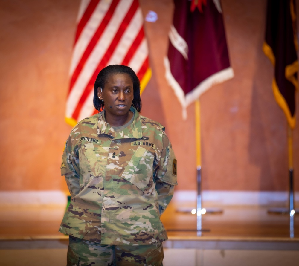Major General Telita Crossland WRAIR visit