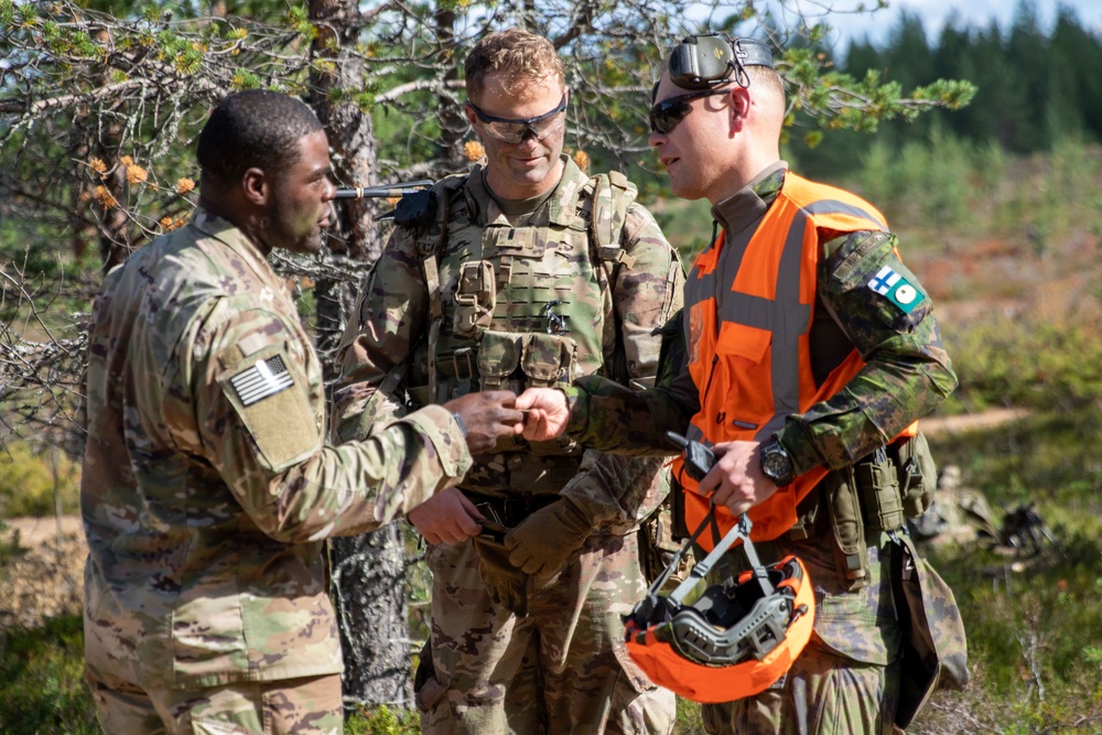 U.S.-Finnish combined arms maneuver LFX