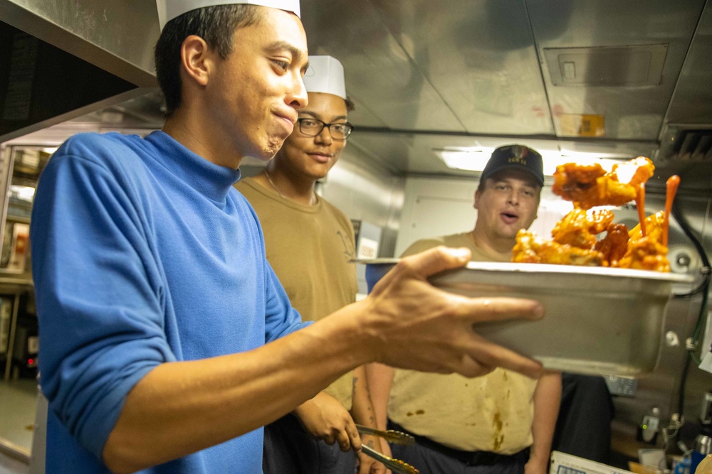 USS Sioux City Sailors Transit the Mediterranean Sea