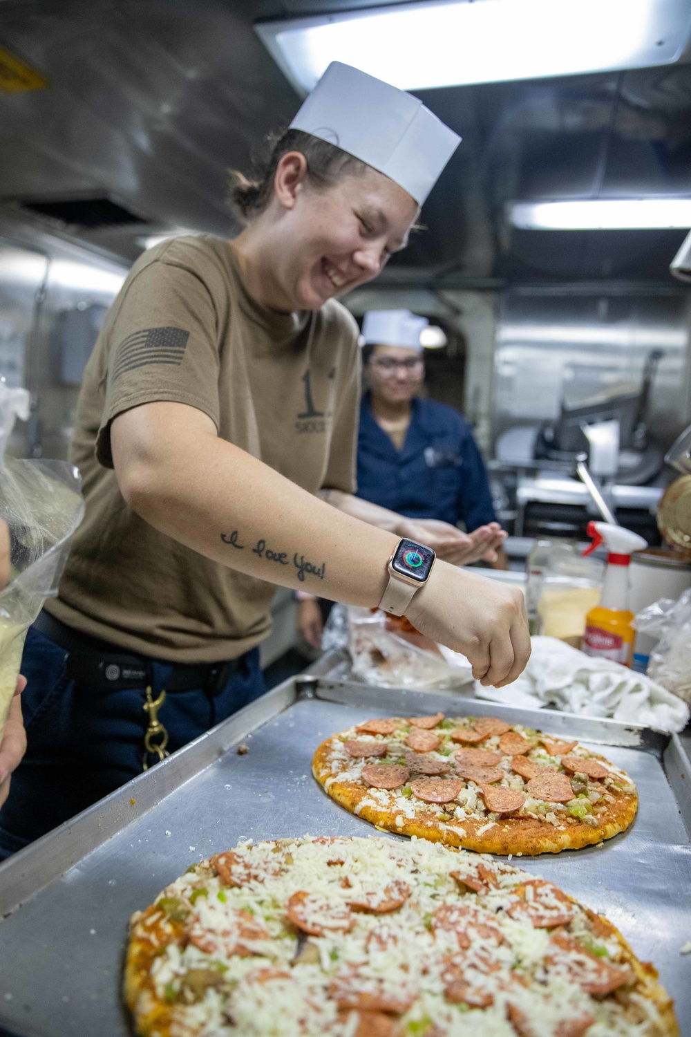 USS Sioux City Sailors Transit the Mediterranean Sea