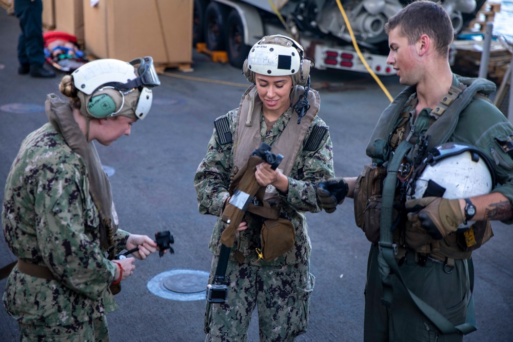 U.S. Navy Sailor Re-Enlists Aboard the Gunston Hall