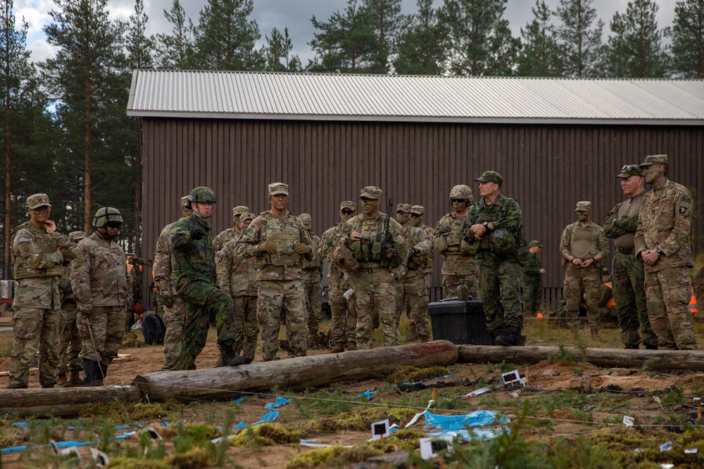 U.S.-Finnish combined arms maneuver LFX