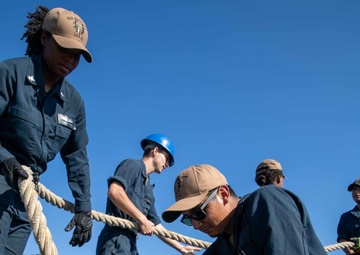 USS Sioux City Refuels in Rota Spain