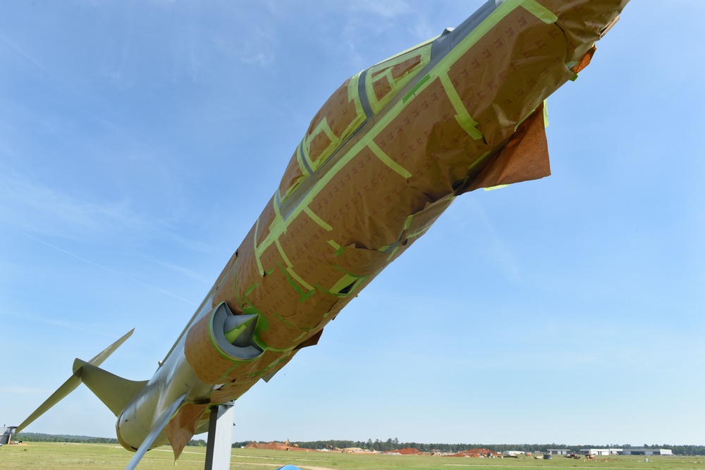 F-104C Static Display Restoration Project -Taping