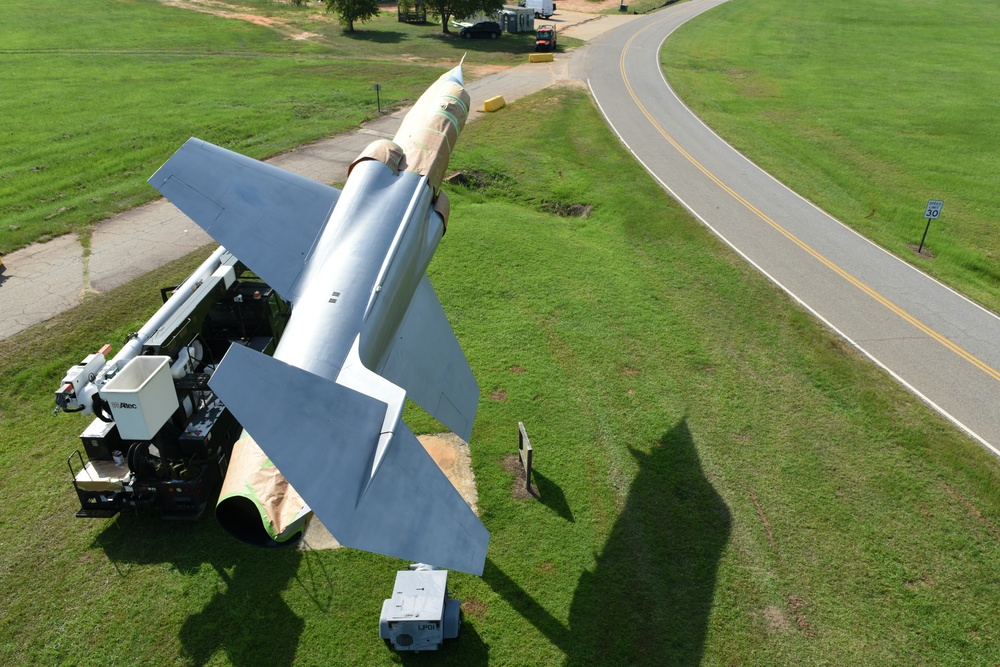 F-104C Static Display Restoration Project -Taping