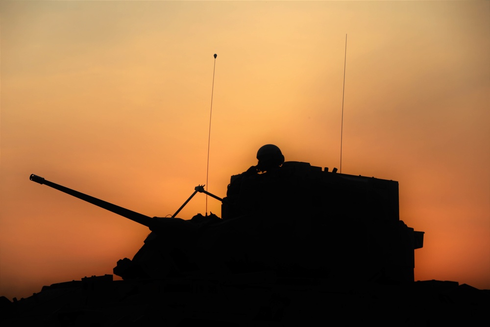 3rd Armored Brigade Combat Team, 1st Cavalry Division, Test Fire Bradley Fighting Vehicles