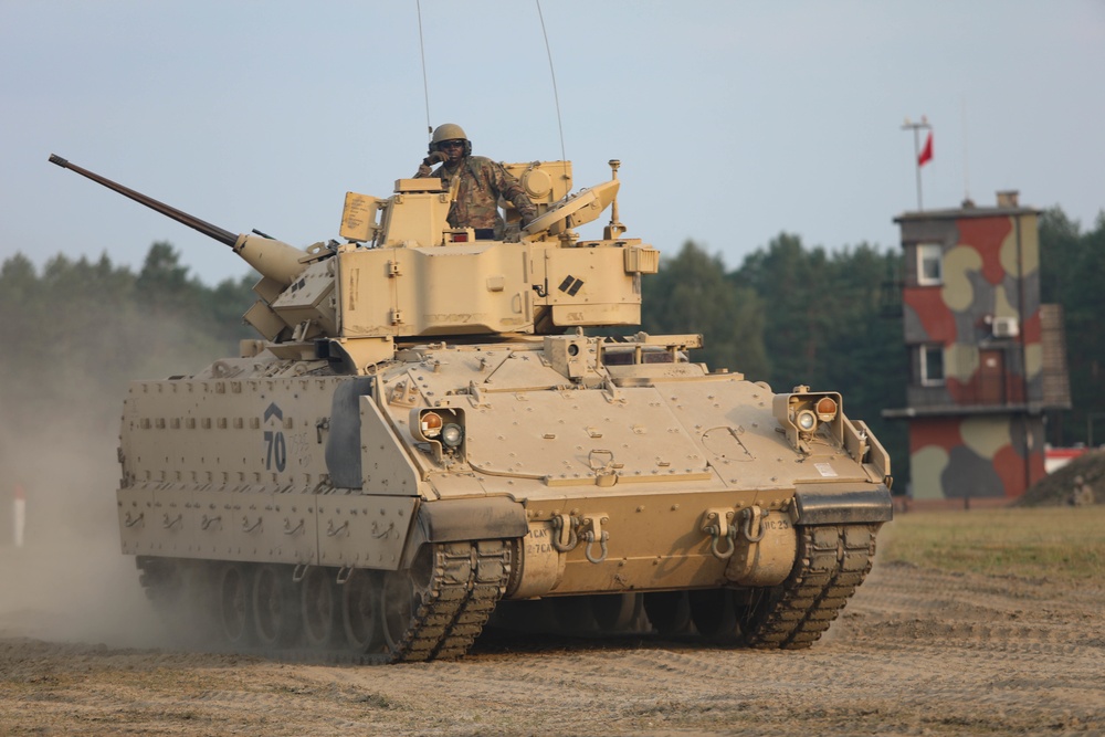 3rd Armored Brigade Combat Team, 1st Cavalry Division, Test Fire Bradley Fighting Vehicles