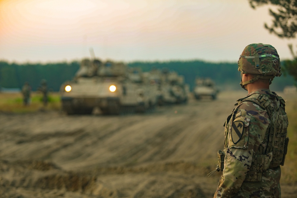 3rd Armored Brigade Combat Team, 1st Cavalry Division’s Tanks Arrive In Poland