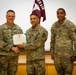 1SG Vincent Nunez relinquished responsibility of Head quarters ceremony