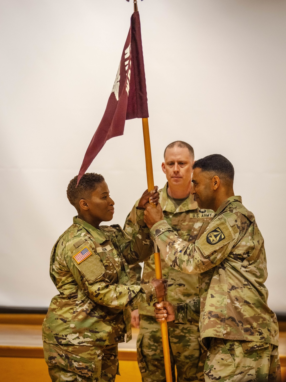 1SG Vincent Nunez relinquished responsibility of Headquarters ceremony