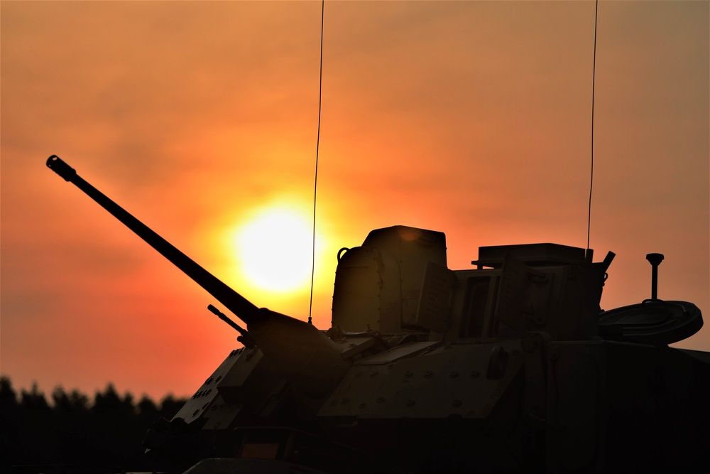 3rd Armored Brigade Combat Team, 1st Cavalry Division, Test Fire Bradley Fighting Vehicles