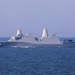 The Gunston Hall Participates in a Maneuvering drill