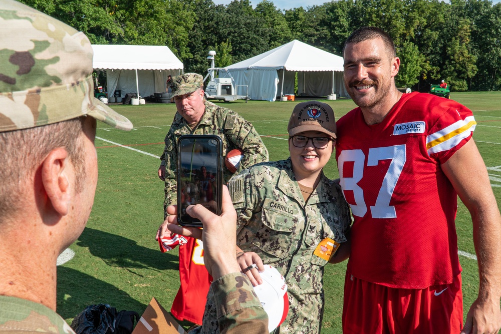 Kansas City Chiefs host military appreciation day at training camp