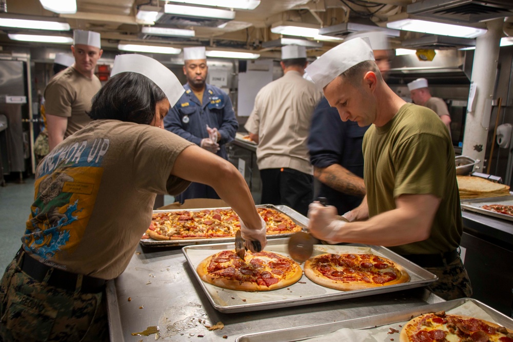 Chiefs Aboard the Gunston Hall Cook Supper