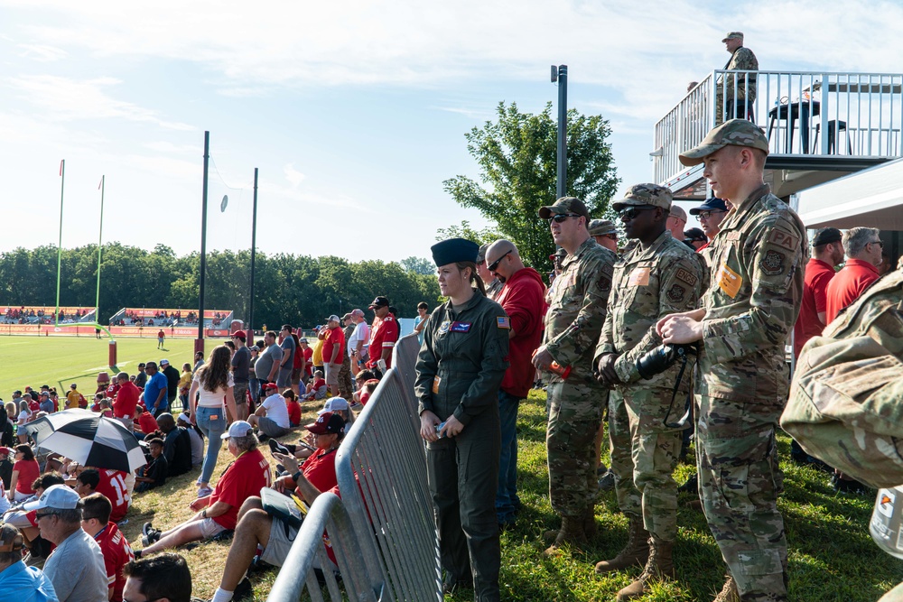 Kansas City Chiefs host military appreciation day at training camp