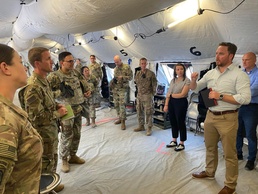 Fort McCoy supports special staff delegation visit to training at installation