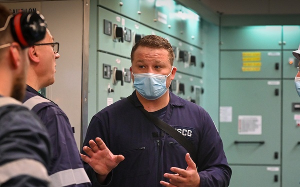 Coast Guard examines LNG car carrier