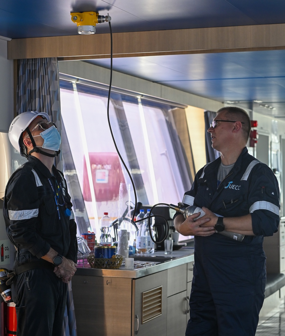 Coast Guard examines LNG car carrier