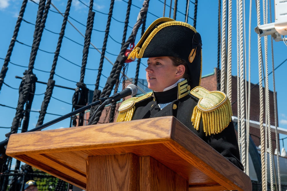 CO Speaks Aboard USS Constitution