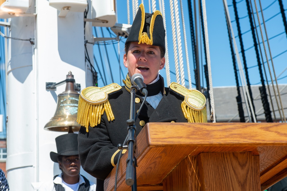 CO Speaks Aboard USS Constitution