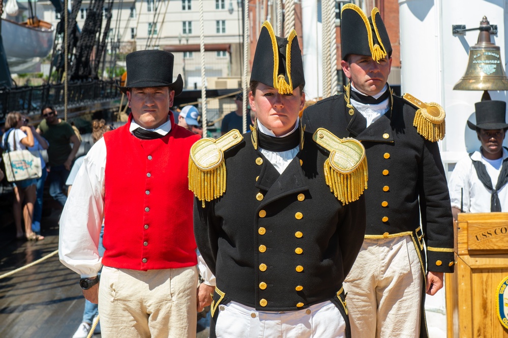 USS Constitution Hosts Ceremony