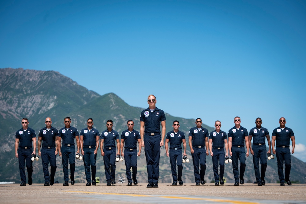 Thunderbirds fly for Warriors Over The Wasatch Airshow