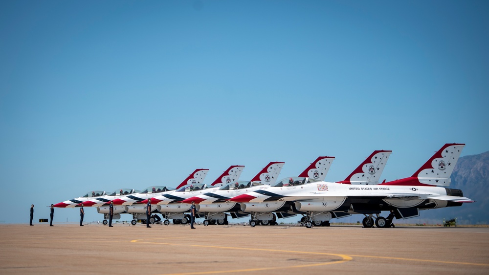 Thunderbirds fly for Warriors Over The Wasatch Airshow