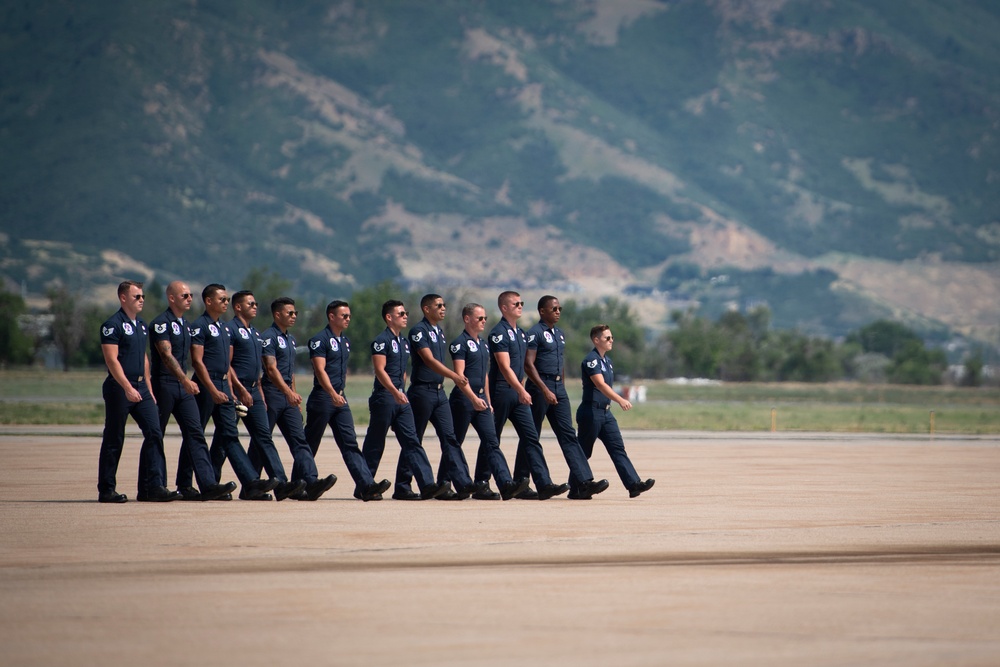 Thunderbirds fly for Warriors Over The Wasatch Airshow