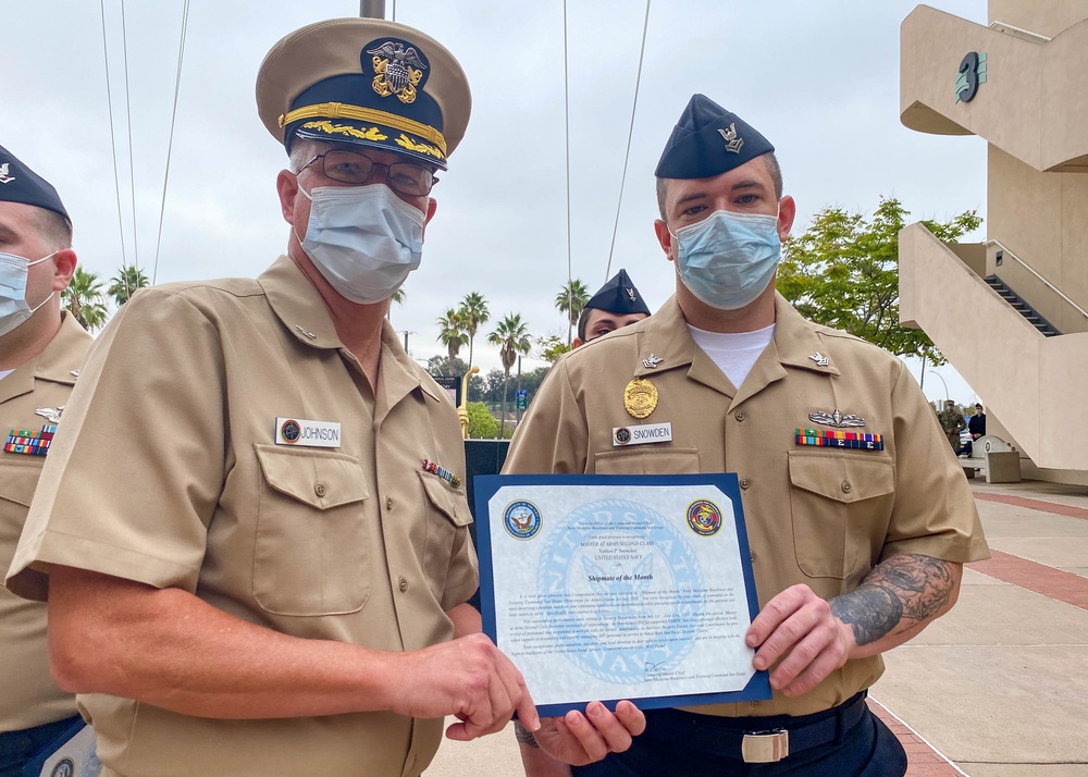 NMRTC San Diego’s Shipmate of the Month Awards