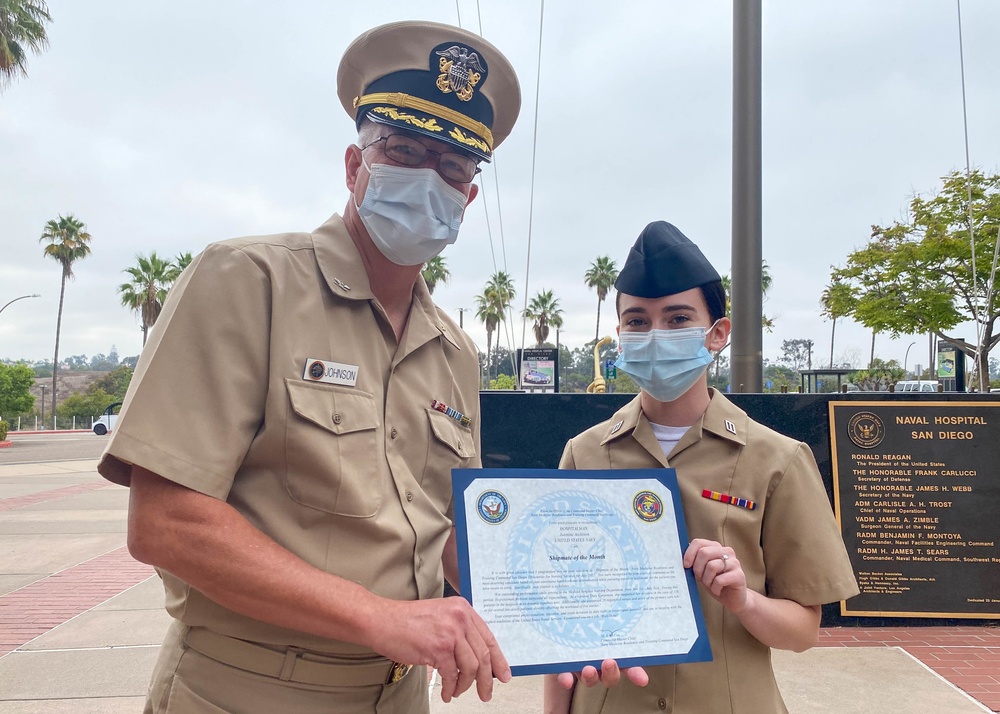 NMRTC San Diego’s Shipmate of the Month Awards