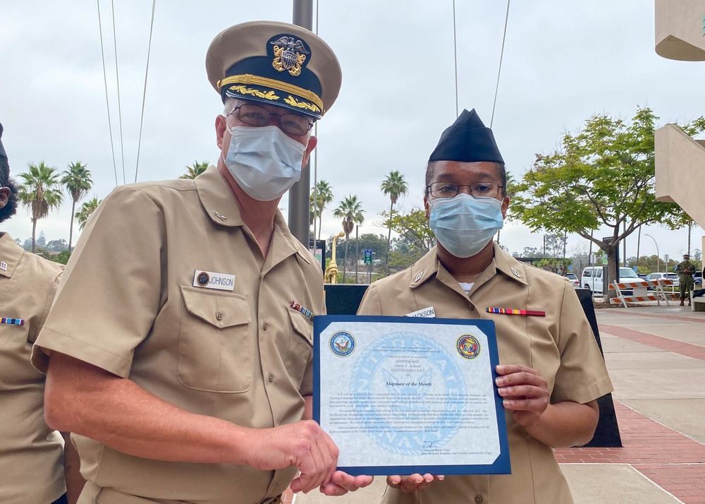 NMRTC San Diego’s Shipmate of the Month Awards