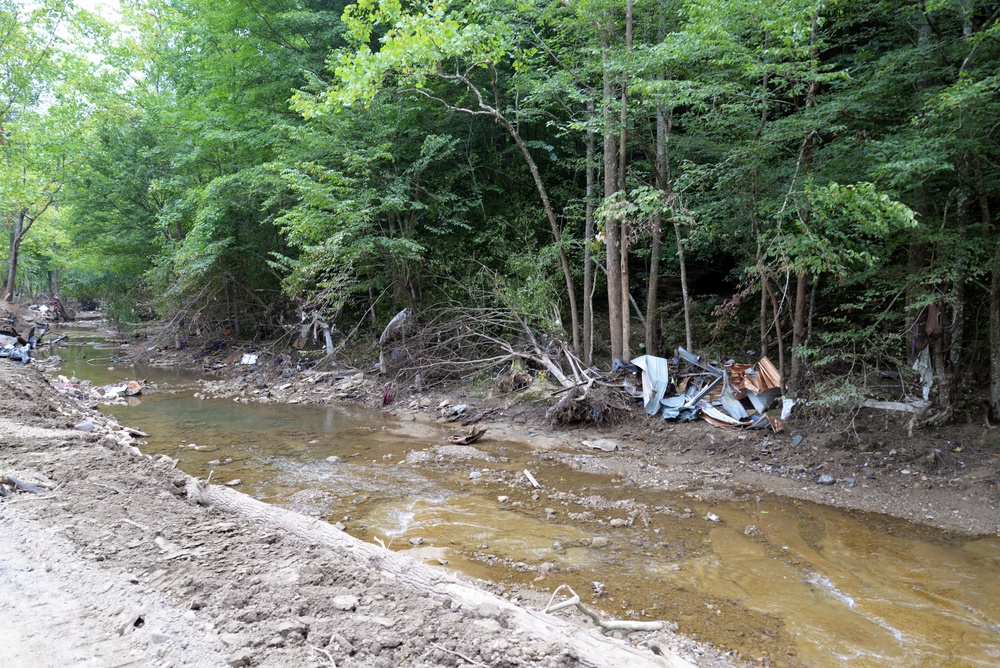 Debris and damage left behind from Eastern KY flood