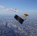 The U.S. Army Parachute Team jumps for the Chicago Air and Water Show