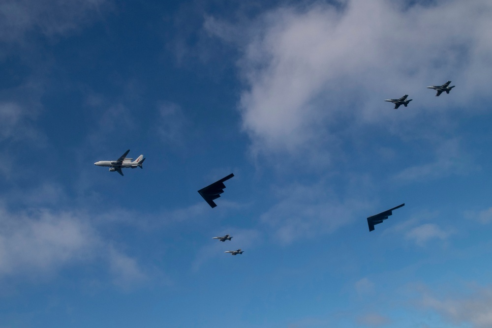 USAF, RAAF aircraft perform bilateral training