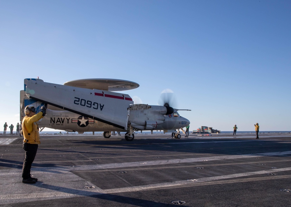 USS George H.W. Bush Conducts Flight Operations