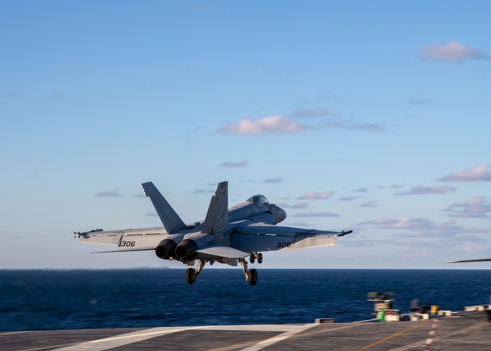 USS George H.W. Bush Conducts Flight Operations