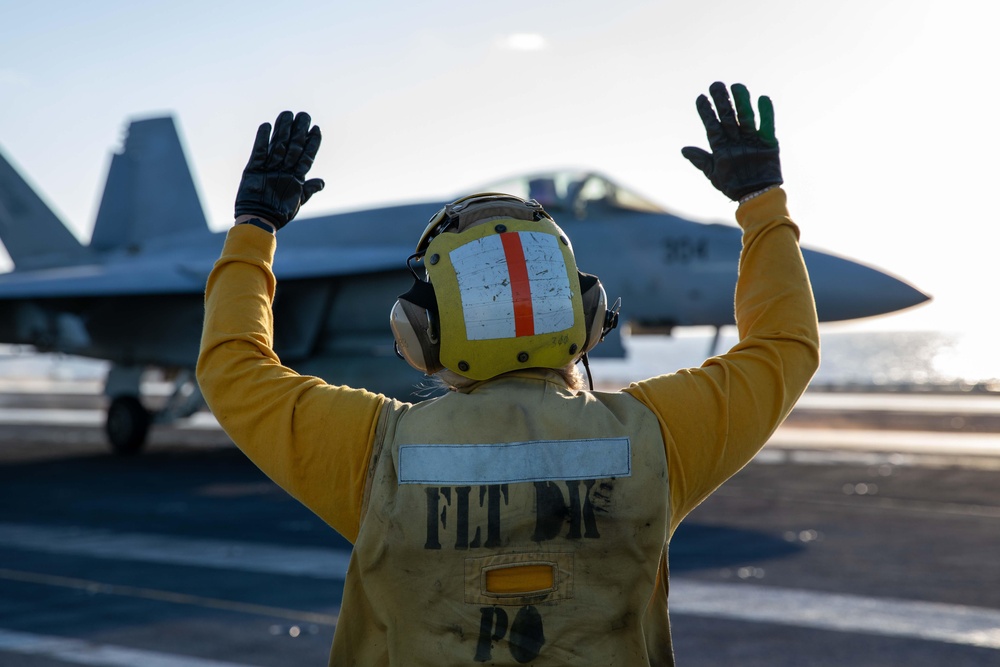 USS George H.W. Bush Conducts Flight Operations