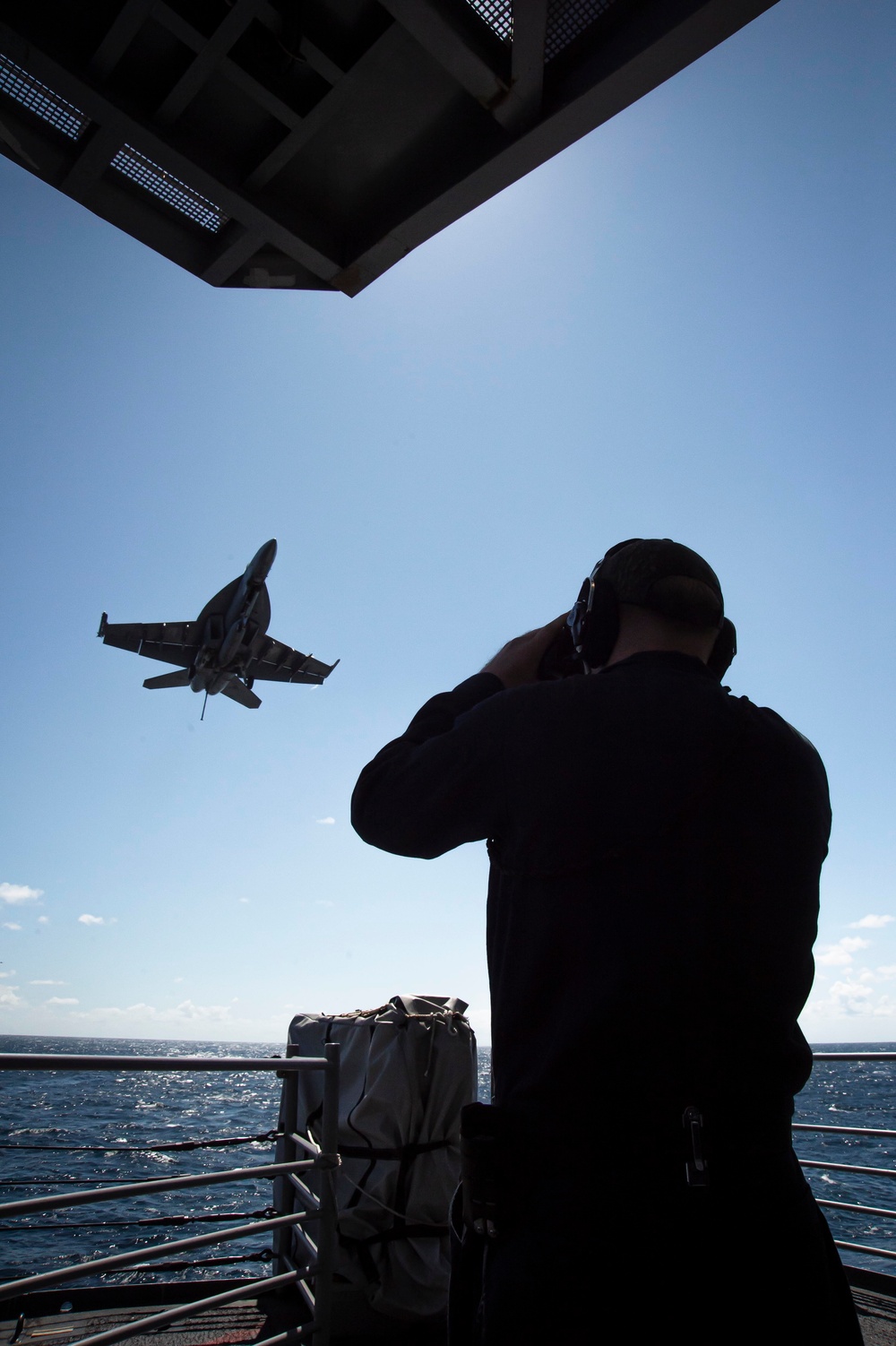 Aft Look-out Watch aboard USS George H.W. Bush