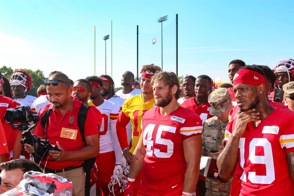 DVIDS - Images - Kansas City Chiefs Host Military Appreciation Day At ...