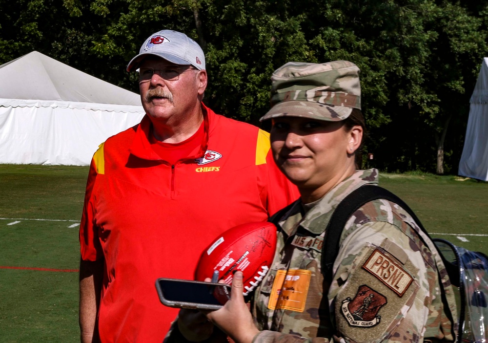 Kansas City Chiefs host military appreciation day at training camp