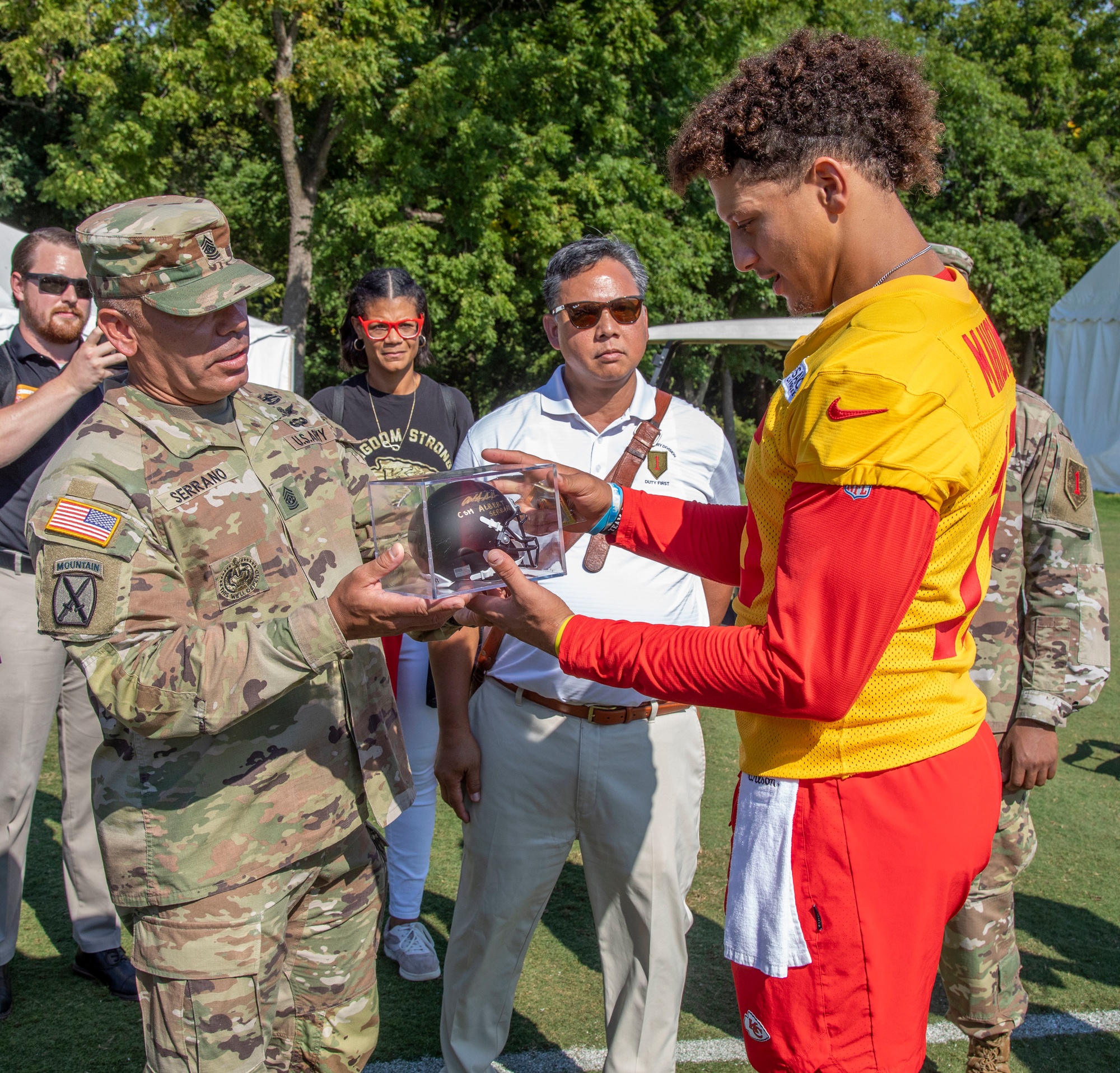 DVIDS - Images - Kansas City Chiefs host military appreciation day during  training camp [Image 4 of 5]