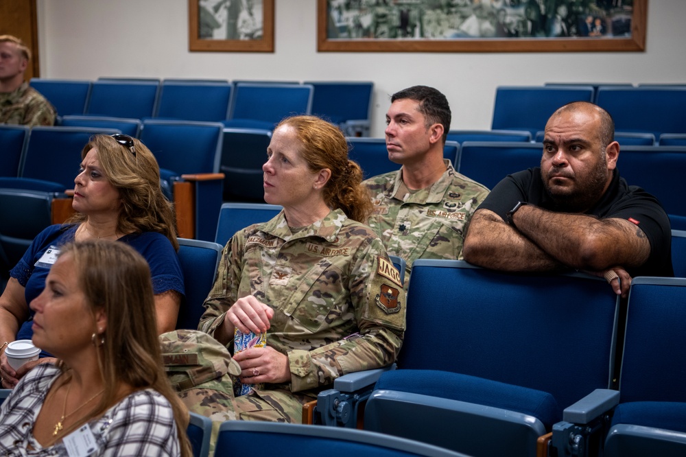 Honorary commanders visit JBSA-Randolph mission partners