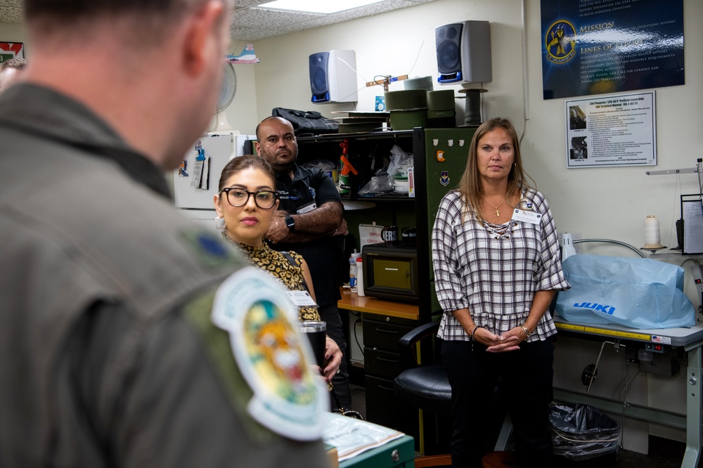 Honorary commanders visit JBSA-Randolph mission partners